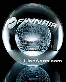 3d laser inner engraved crystal ball