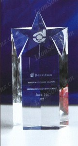 star crystal trophy award
