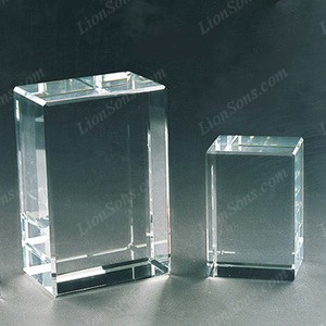 k9 crystal cube with thick edges