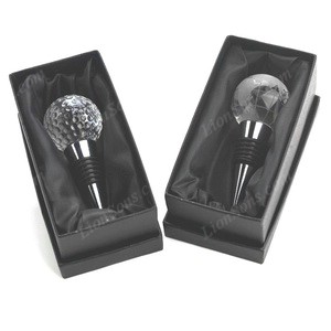 globe crystal wine stoppers