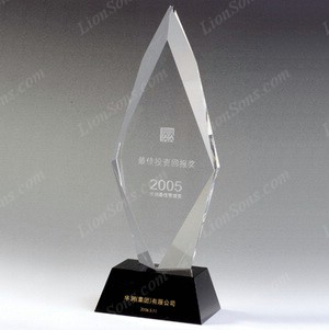 corporate recognition crystal awards